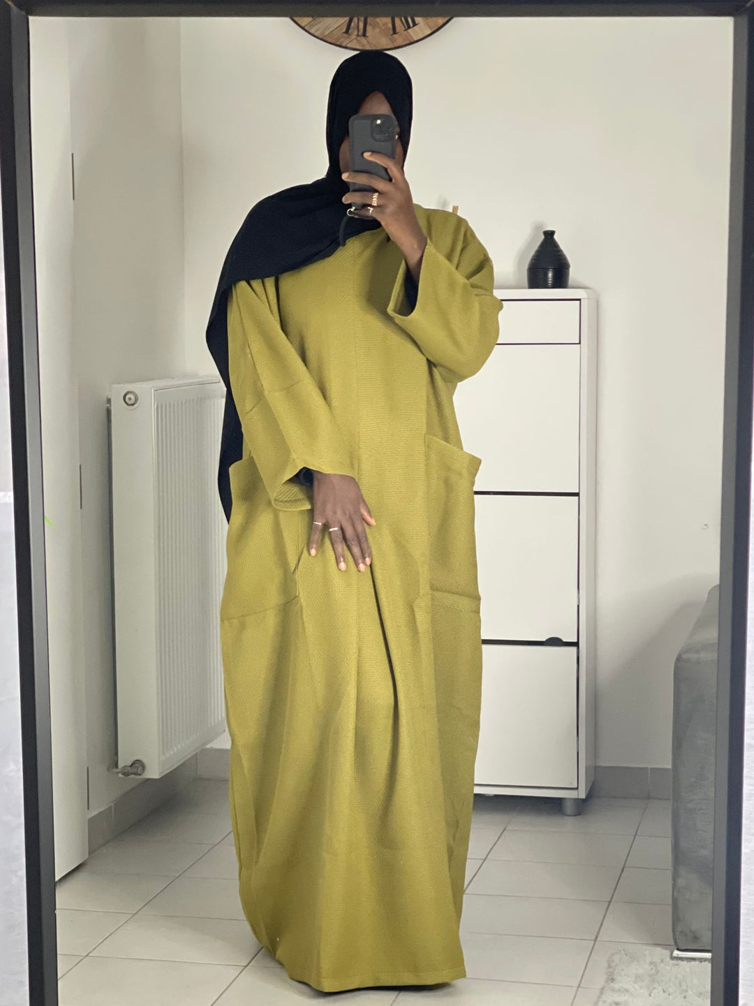 ROBE OVERSIZE TISSU  TWEED