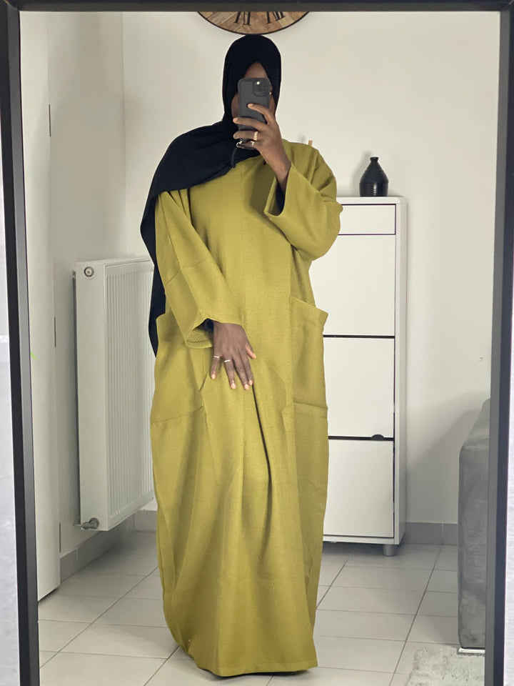 ROBE OVERSIZE TISSU  TWEED