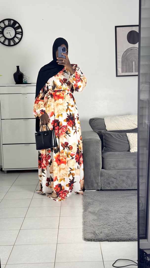 ROBE FLEURI LONGUE