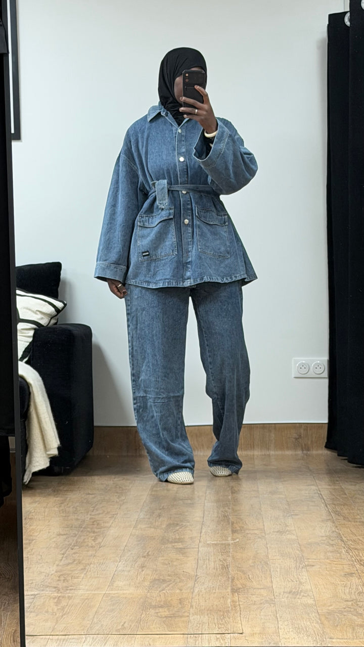 ENSEMBLE PANTALON JEAN SIGNATURE