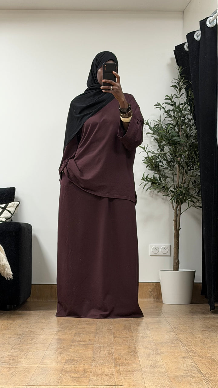 ENSEMBLE JOGGING JUPE MASTOUR PRÉCOMMANDE