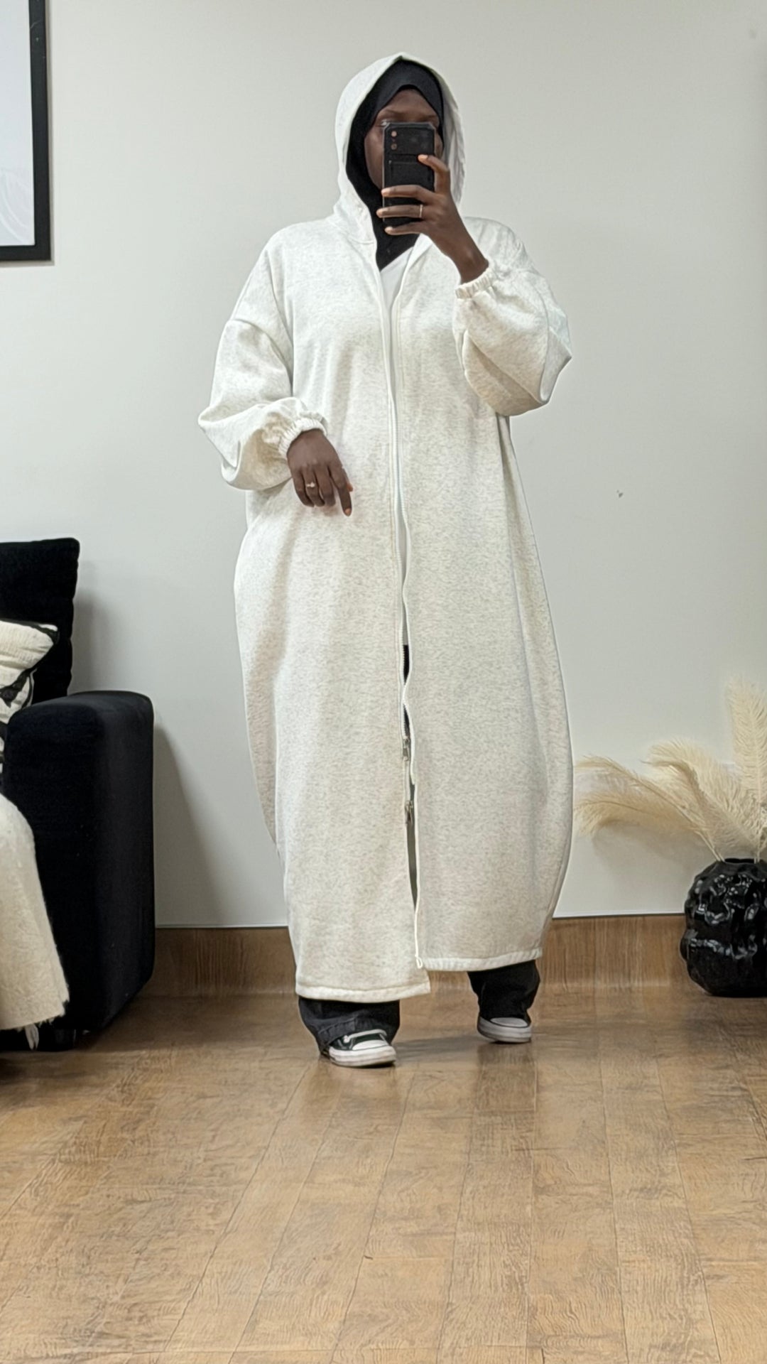 VESTE LONGUE OVERSIZE
