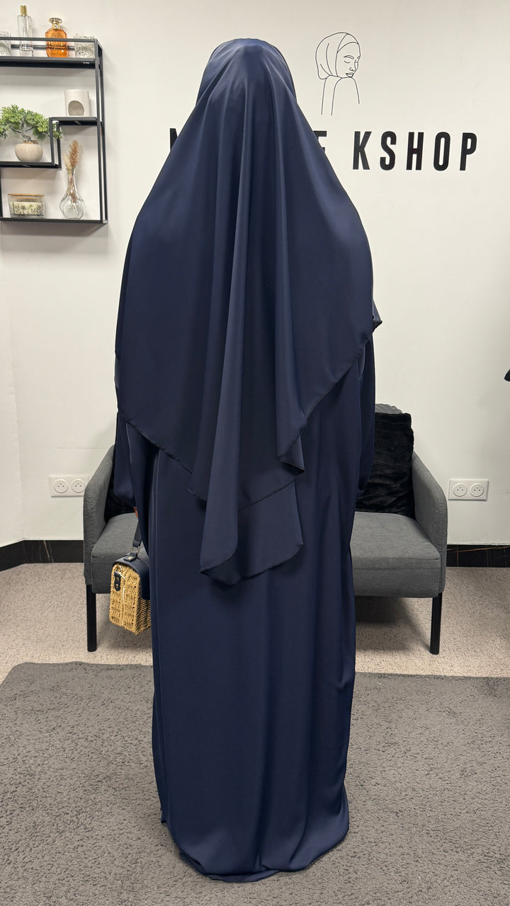 Robe & khimar en soie
