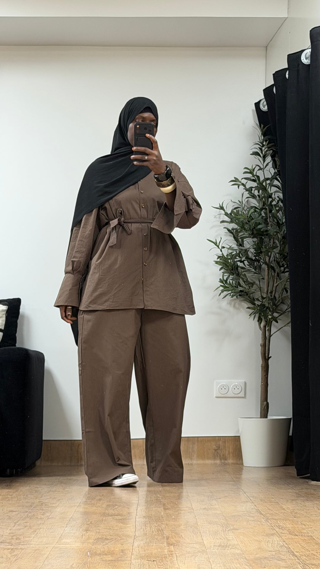 Ensemble pantalon 100% coton