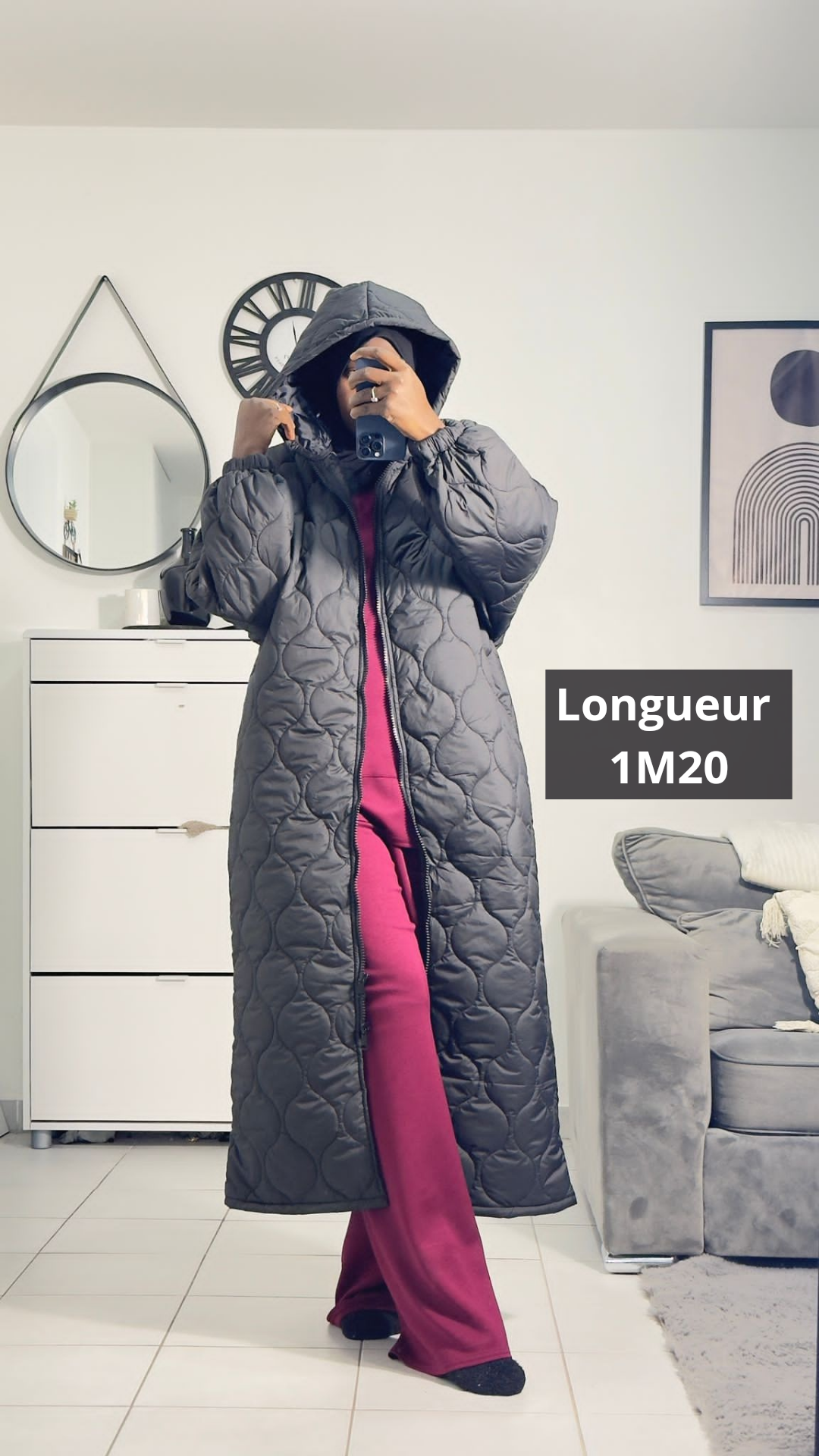 MANTEAU LONG OVERSIZE