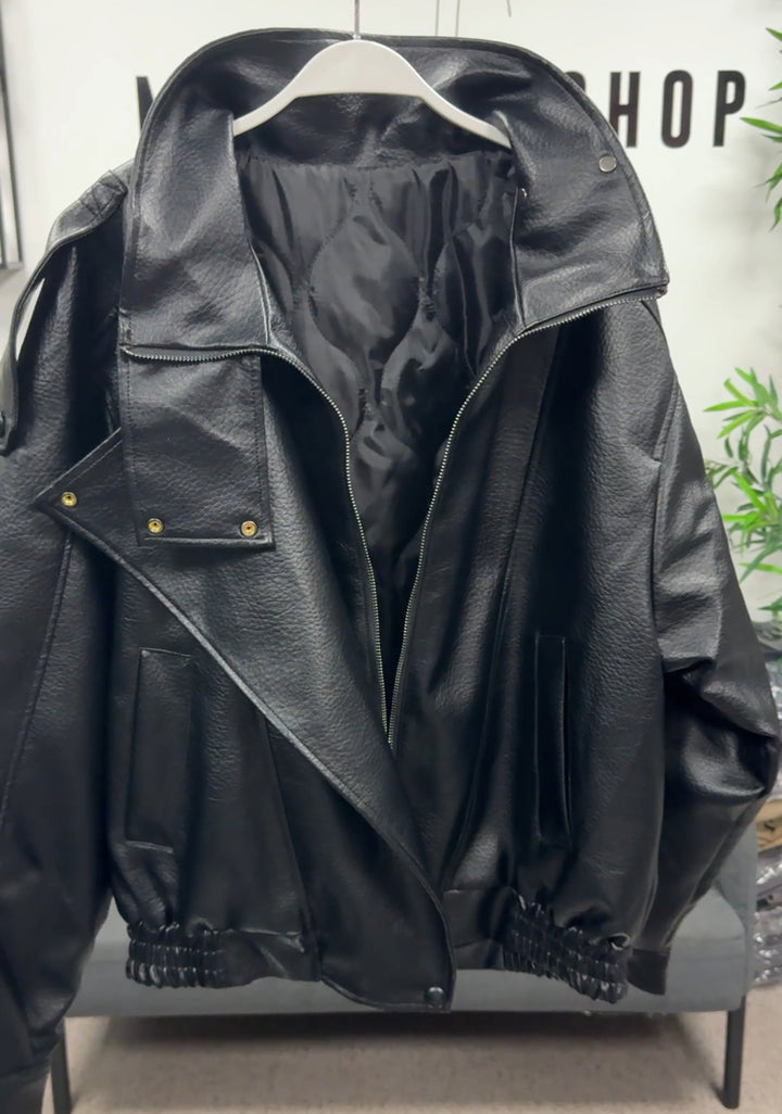 Veste Similicuir matelassé