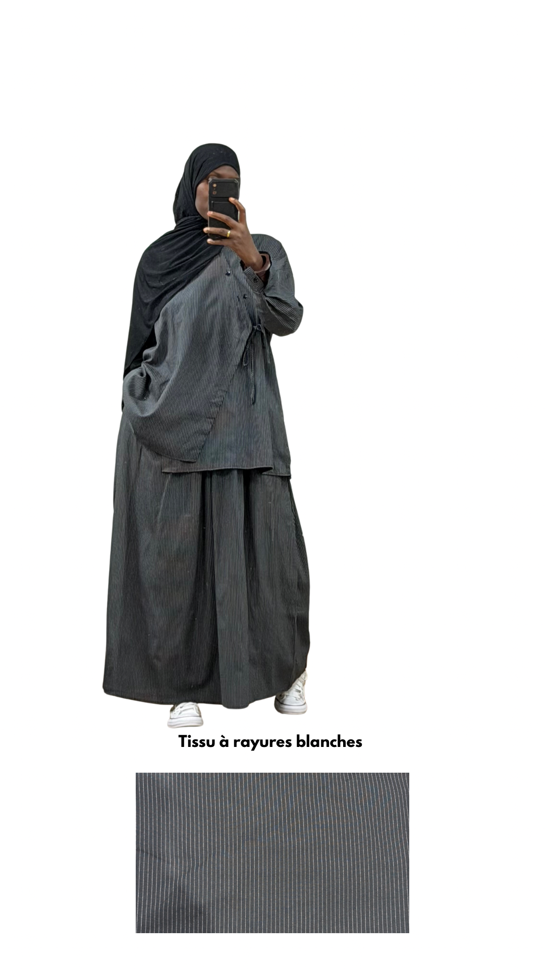 ENSEMBLE À RAYURES NAÏA