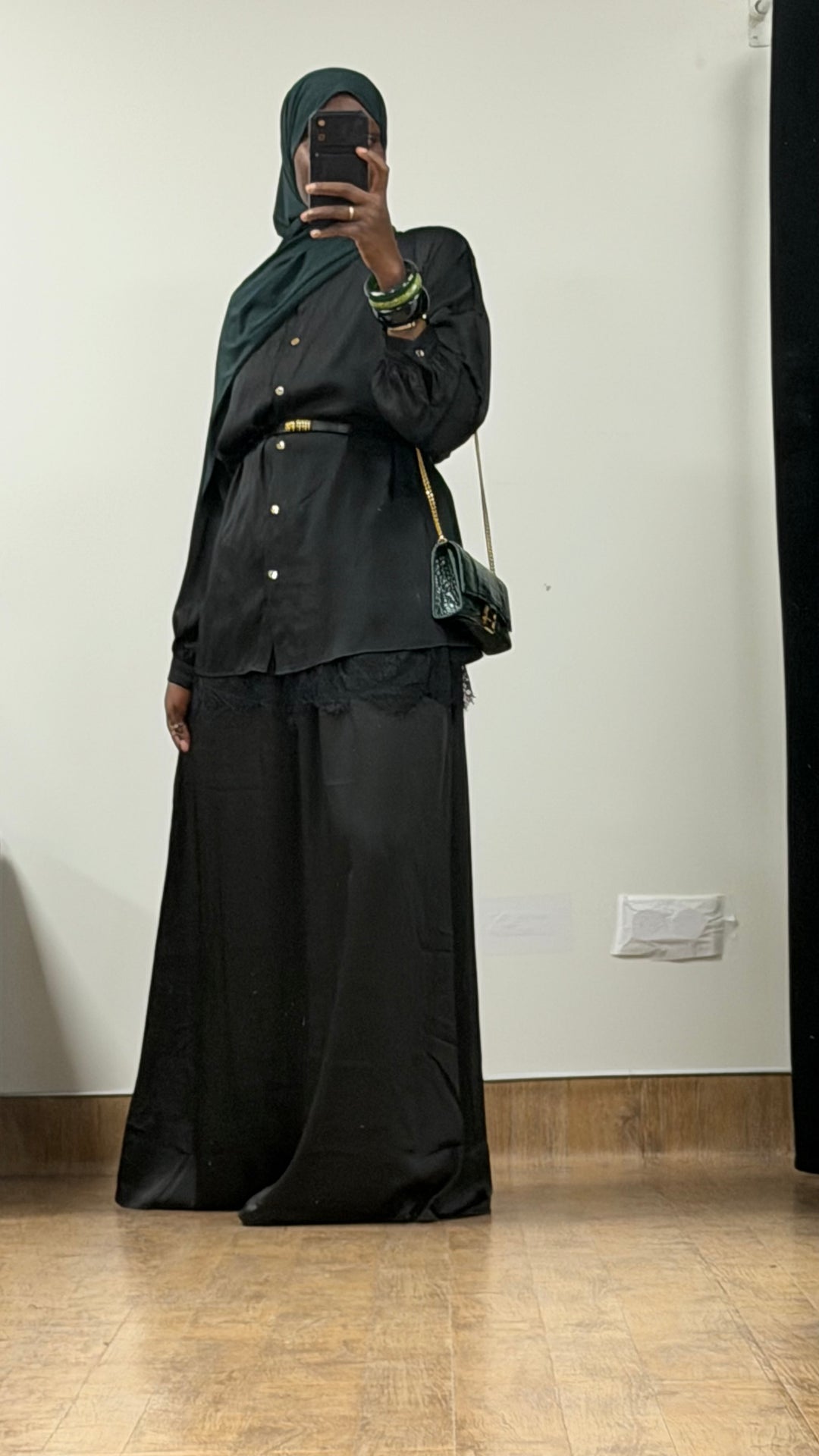 Jupe satinée Nawal
