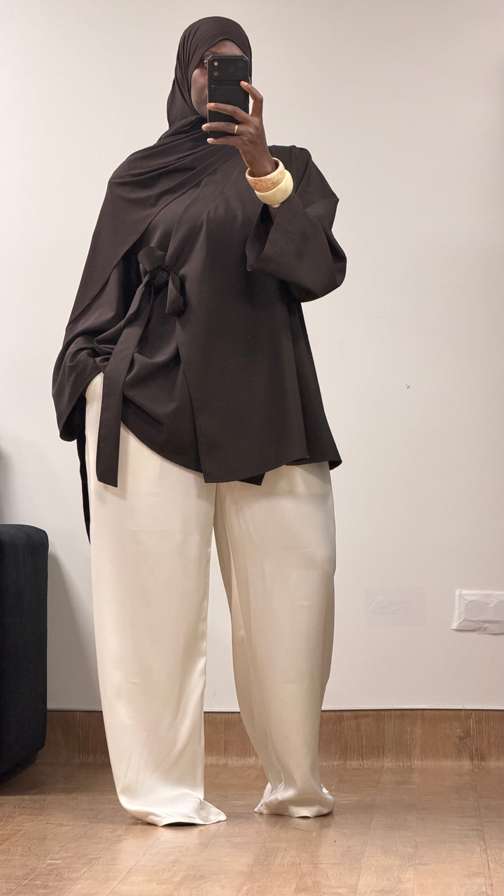Pantalon satinée Nawal