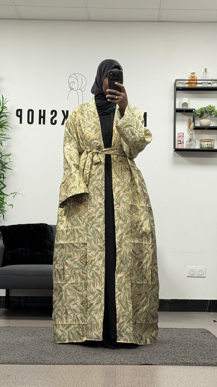 Kimono long brocard