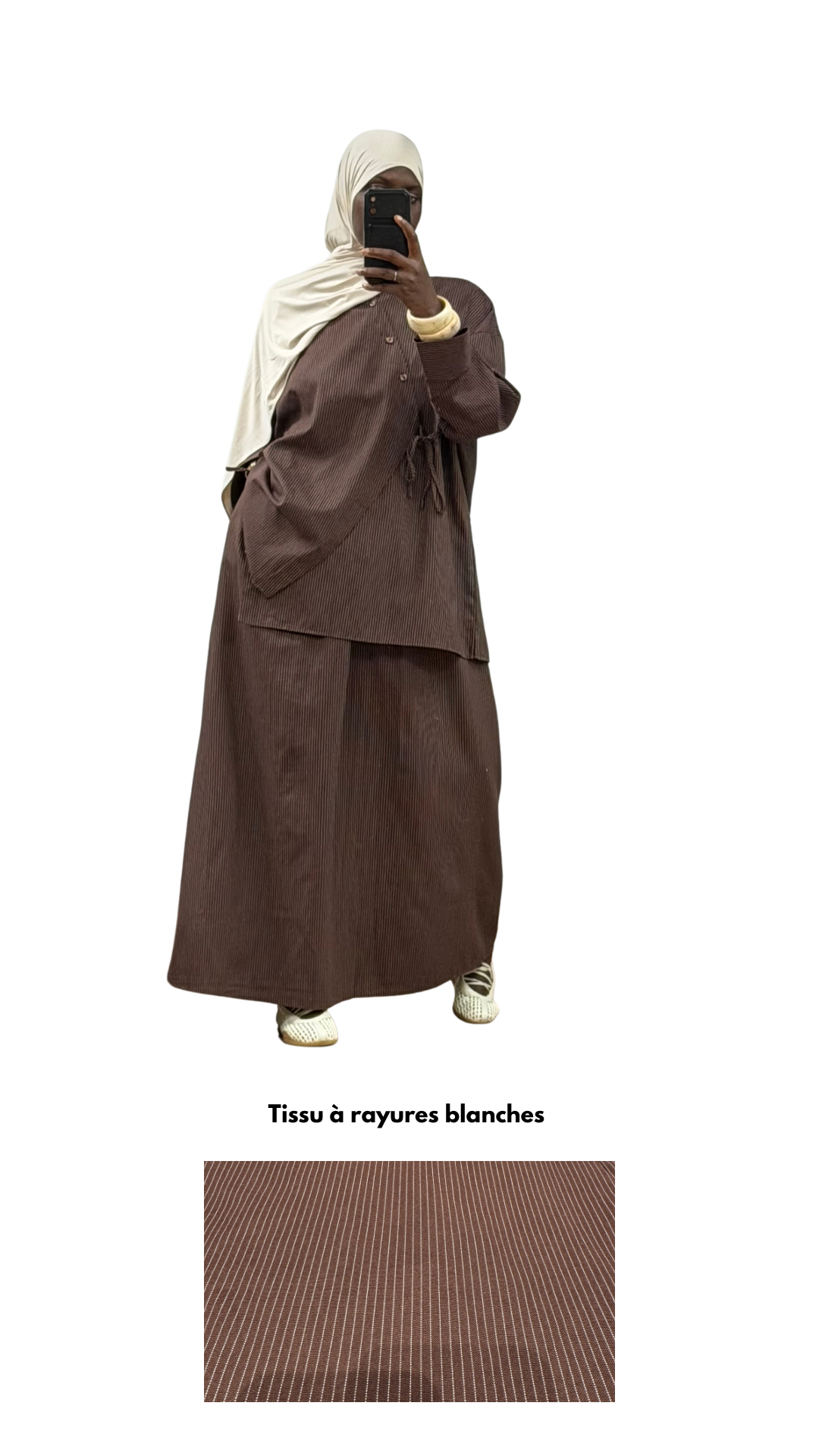 ENSEMBLE À RAYURES NAÏA