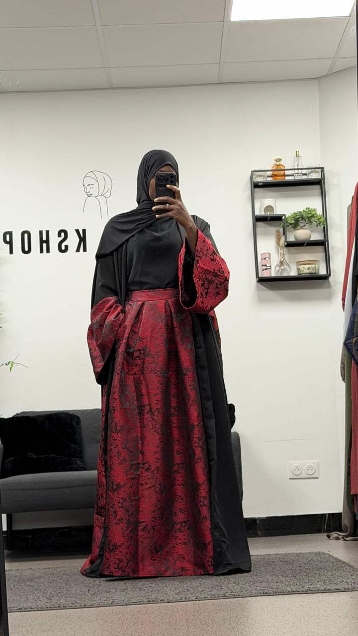 Ensemble jupe brocard Fatim