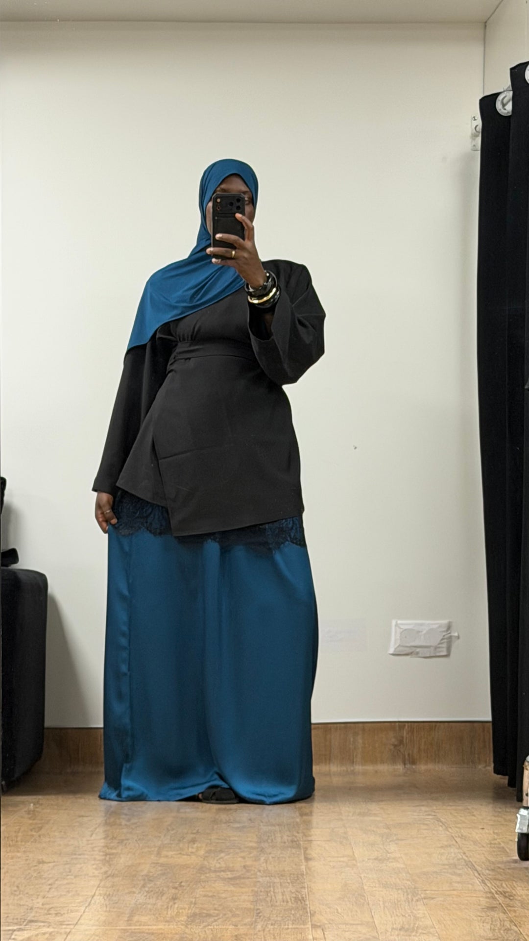 Jupe satinée Nawal
