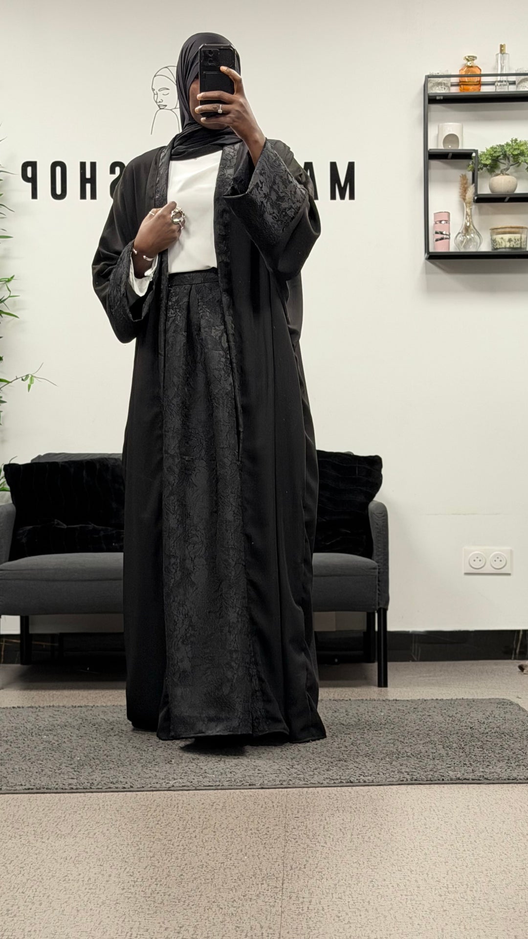 Ensemble jupe brocard Aïcha