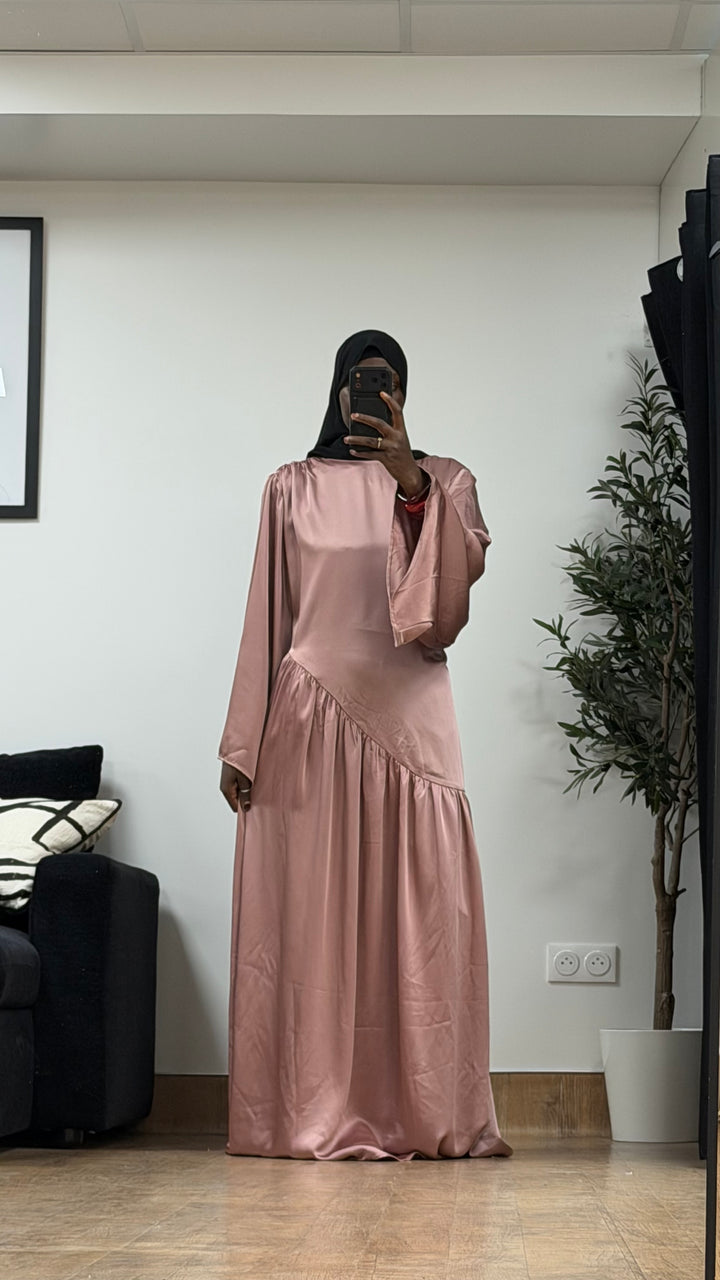 Robe satinée Mariam
