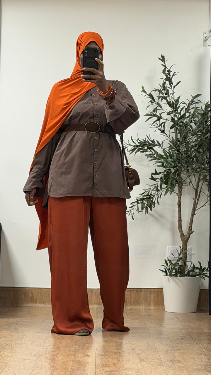 Pantalon satinée Nawal