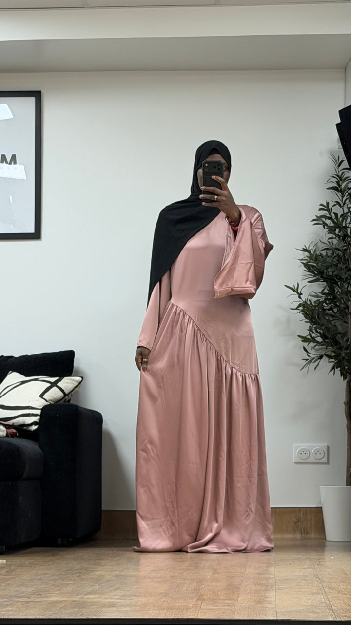 Robe satinée Mariam