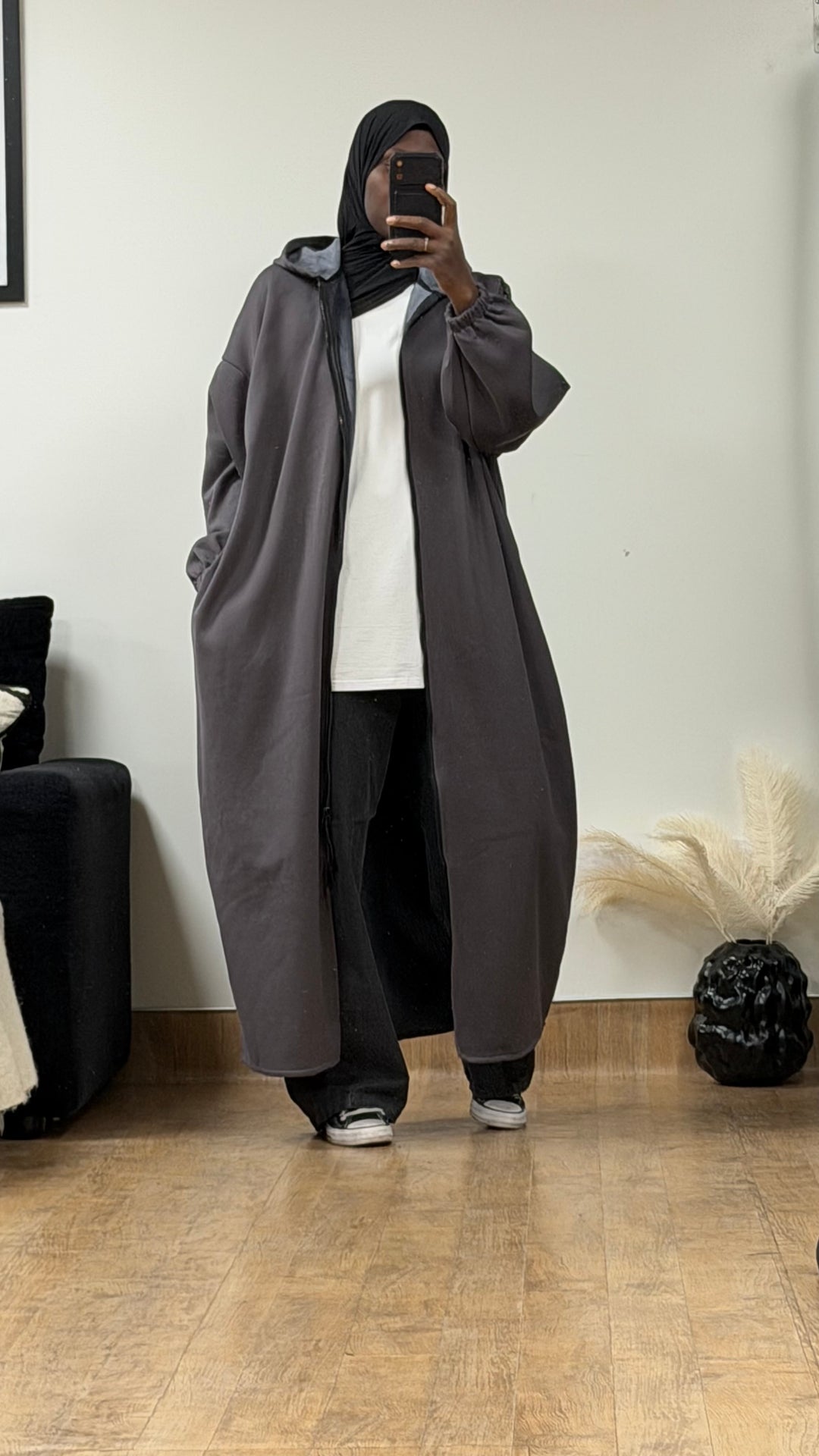 VESTE LONGUE OVERSIZE