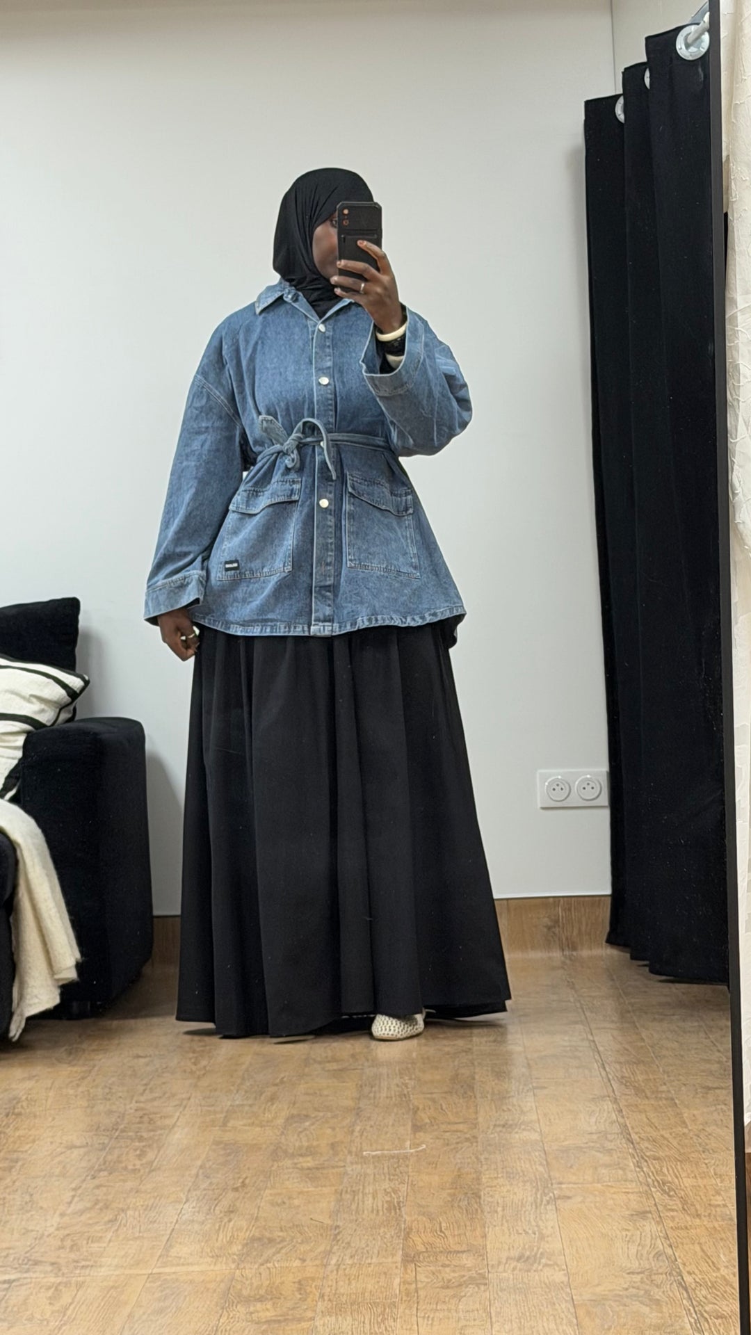 CHEMISE JEAN OVERSIZE