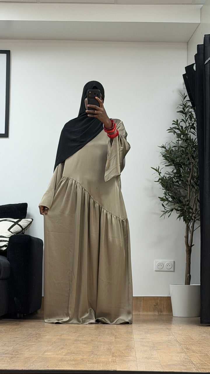Robe satinée Mariam