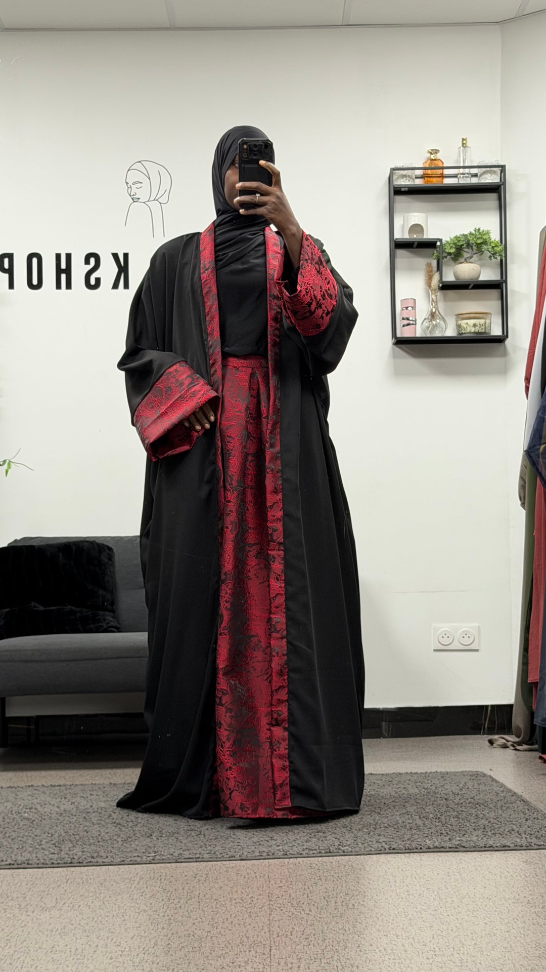 Ensemble jupe brocard Aïcha