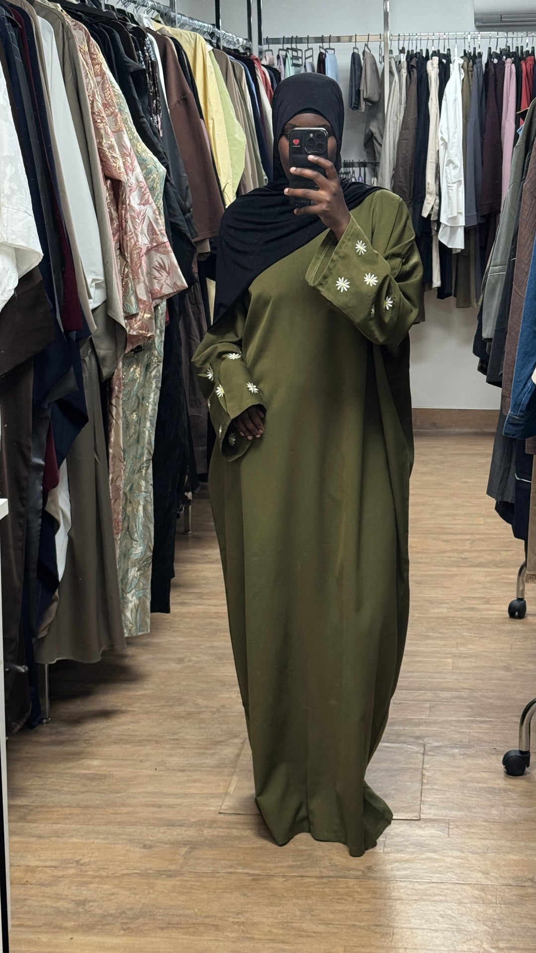 Abaya fleurie