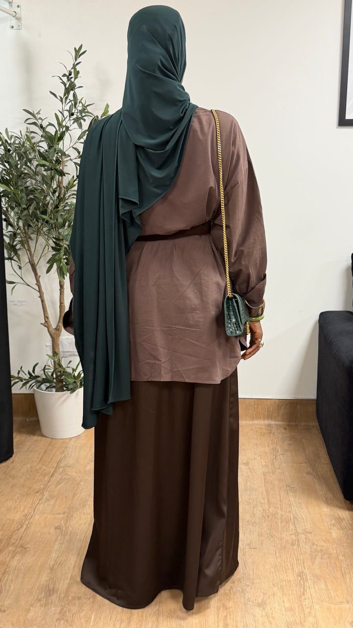 Jupe satinée Nawal