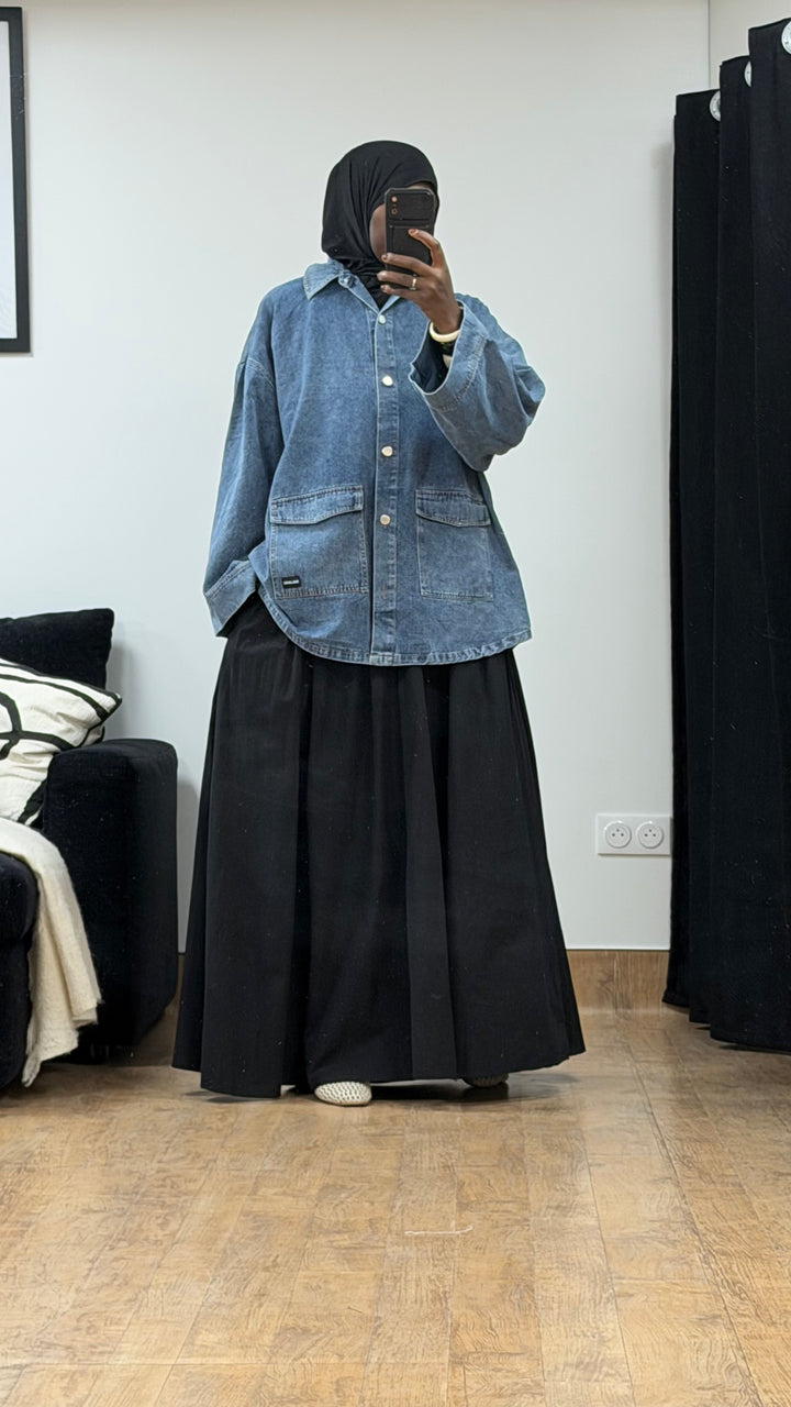CHEMISE JEAN OVERSIZE