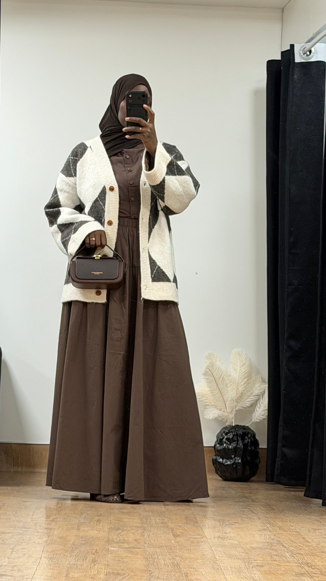 Cardigan bicolore à boutons