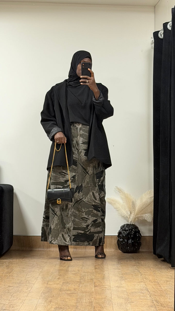 JUPE CARGO CAMOUFLAGE