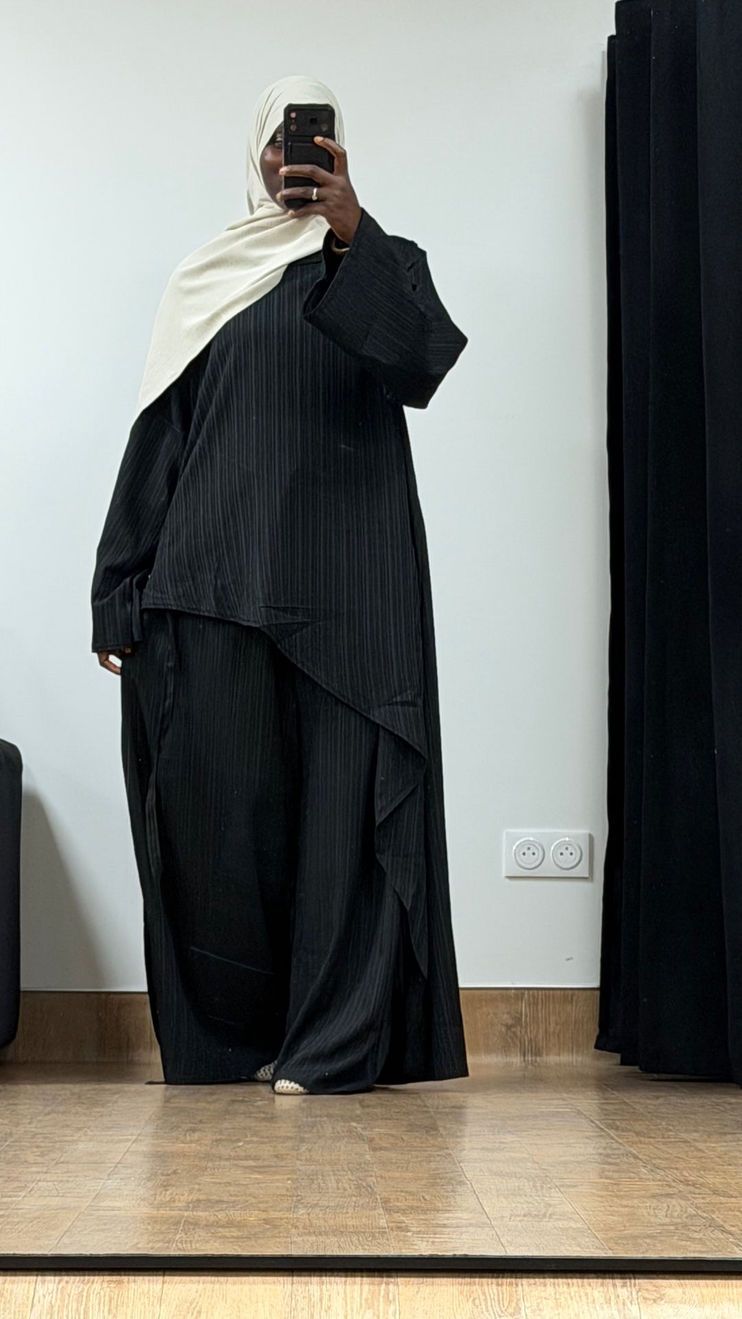 Ensemble Pantalon Plissé