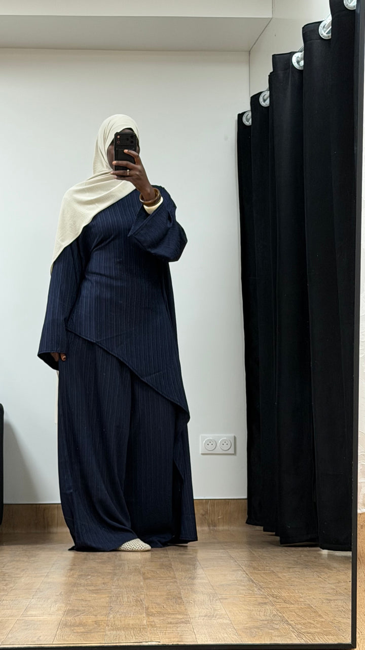 Ensemble Pantalon Plissé