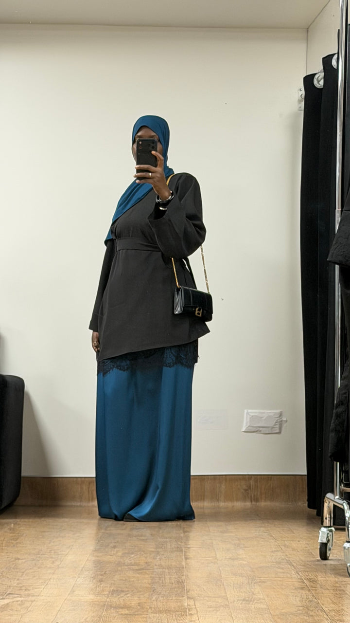Jupe satinée Nawal