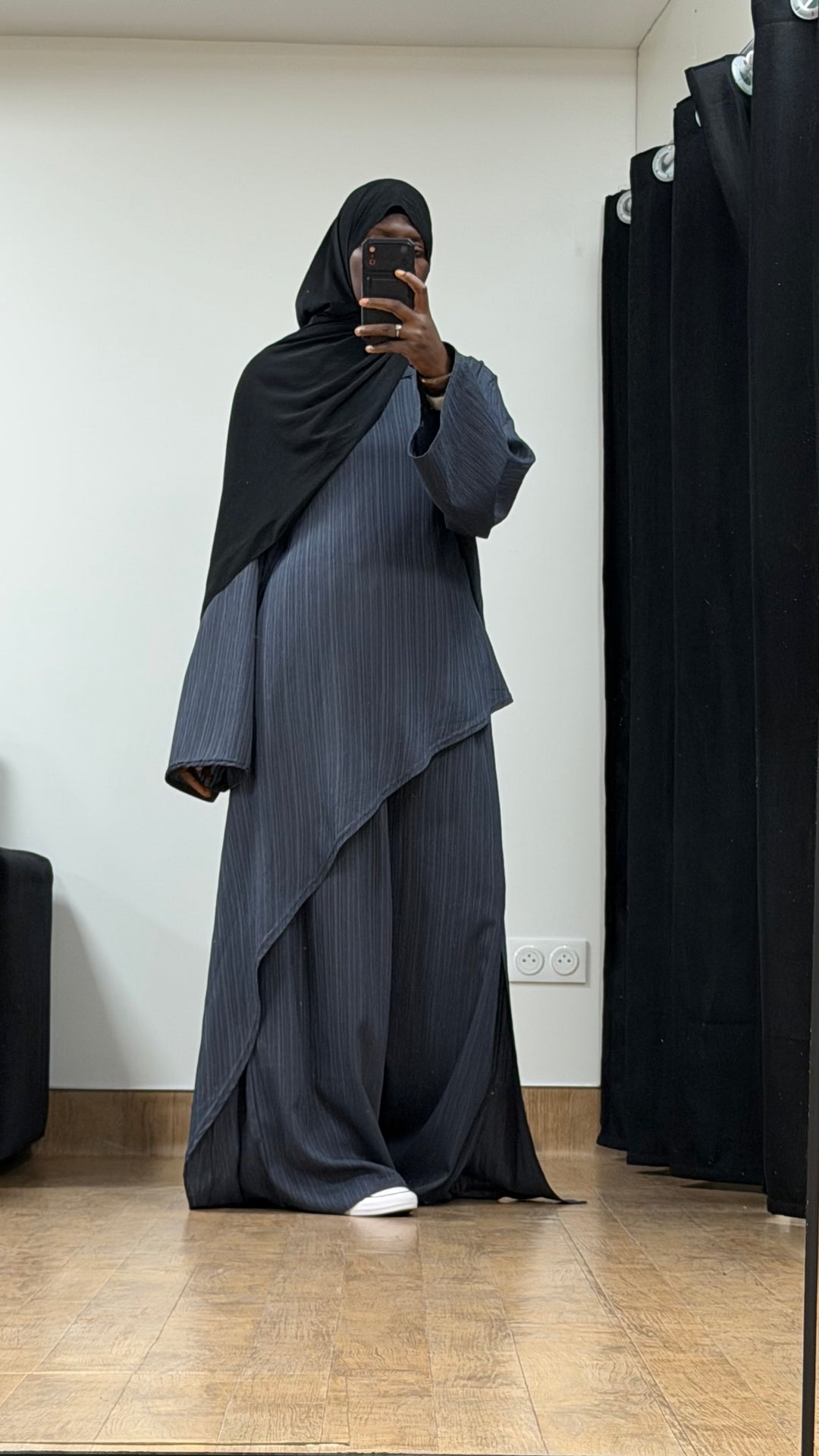 Ensemble Pantalon Plissé