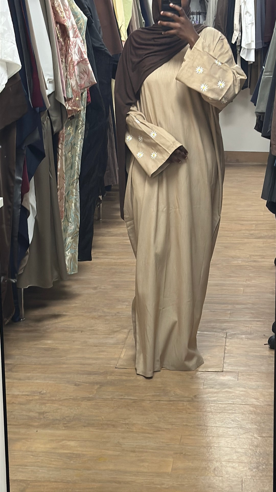 Abaya fleurie