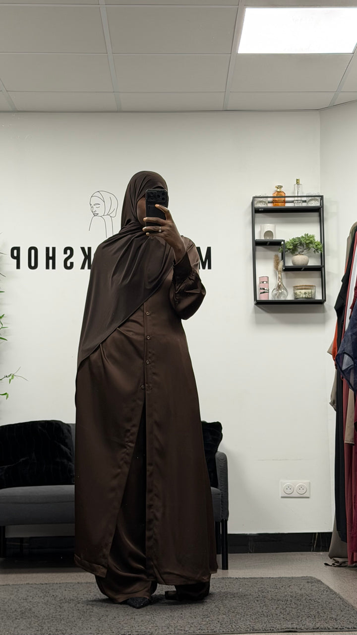 Ensemble pantalón satiné  signature