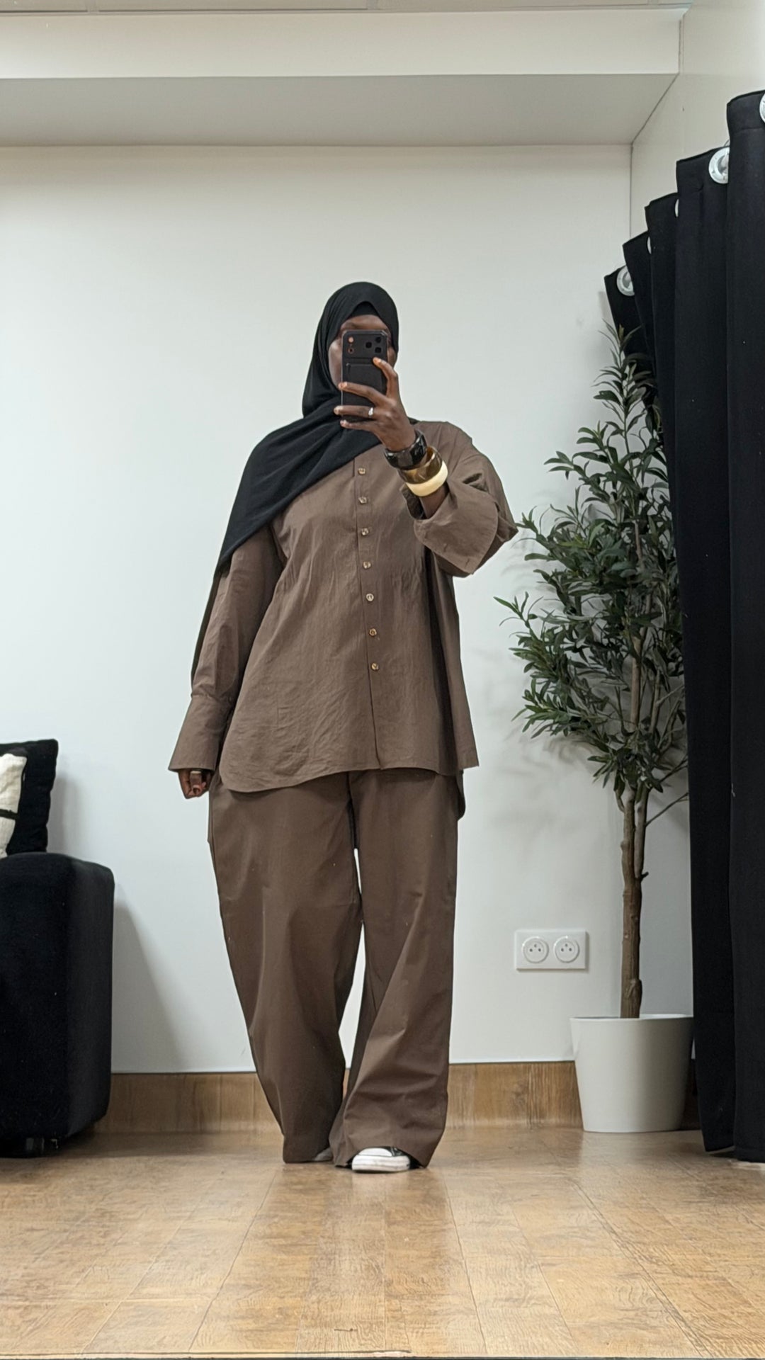 Ensemble pantalon 100% coton