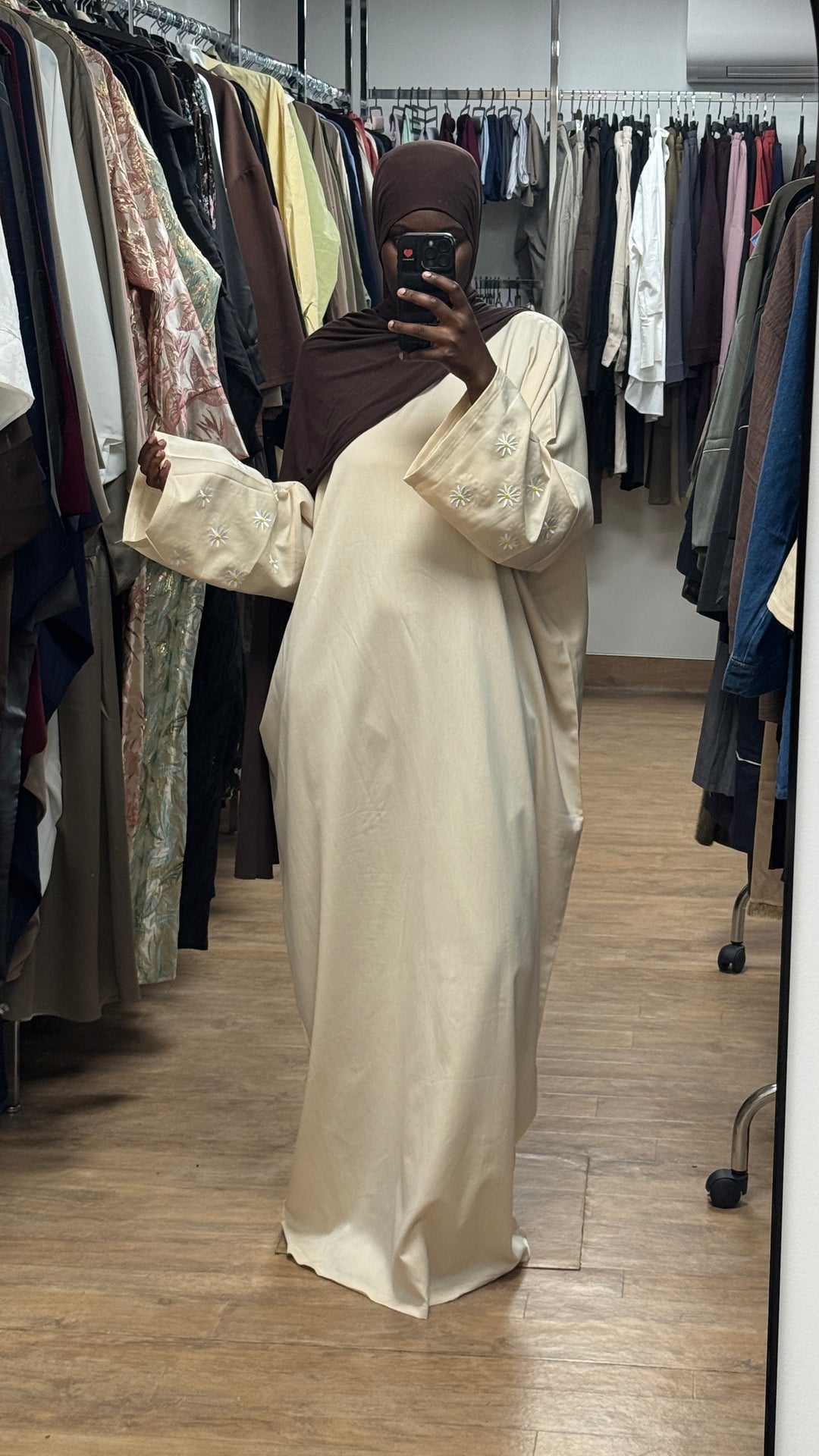 Abaya fleurie