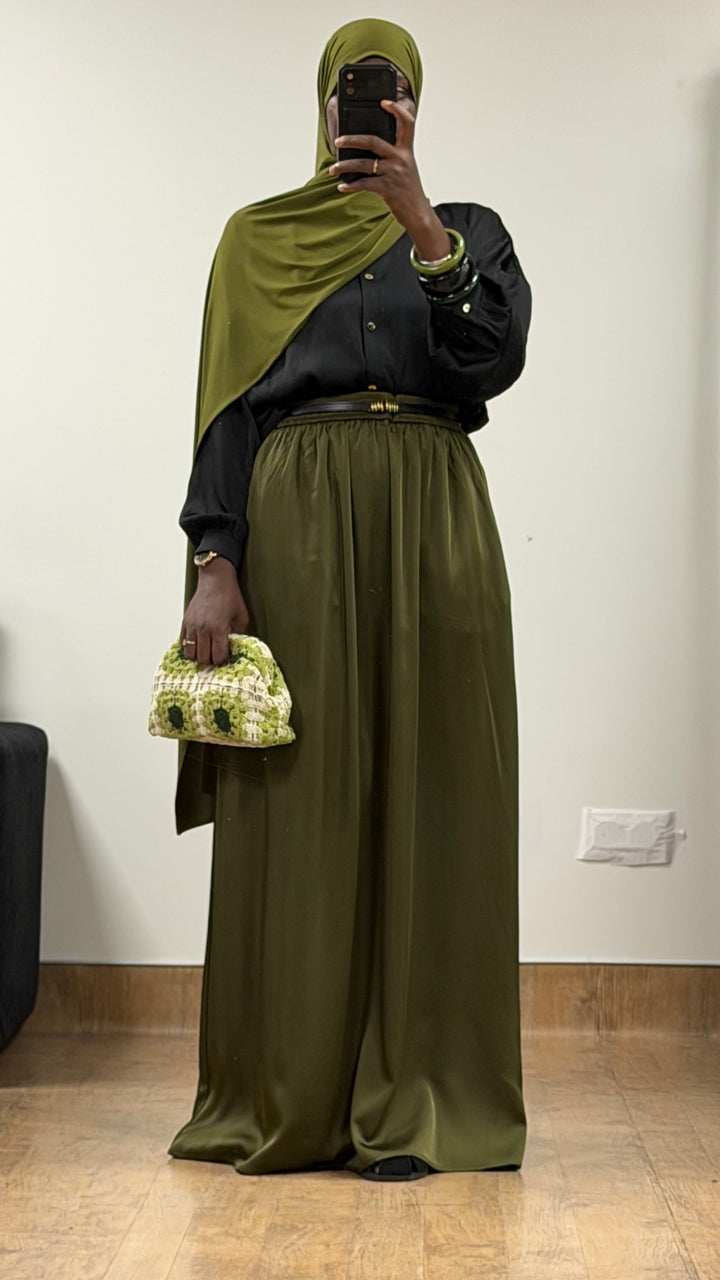 Jupe satinée Nawal