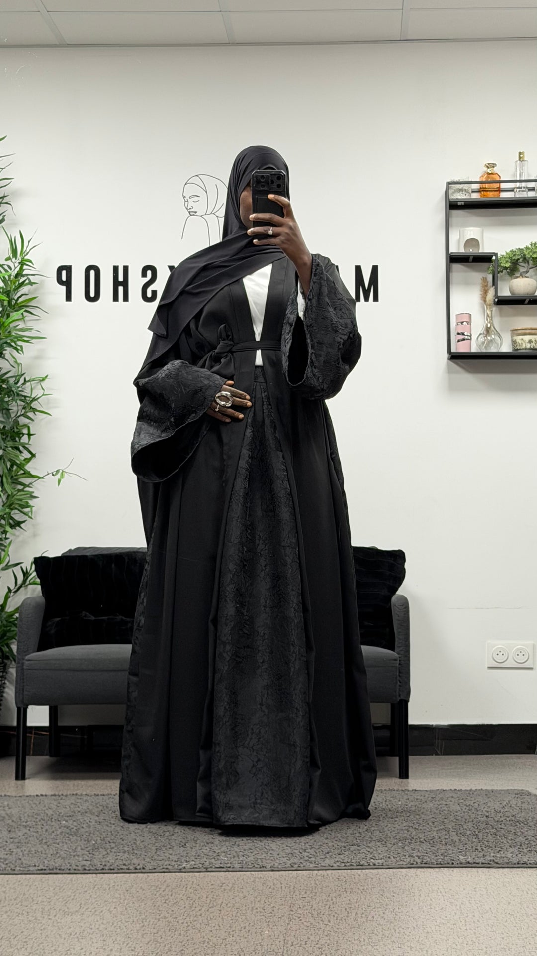 Ensemble jupe brocard Fatim