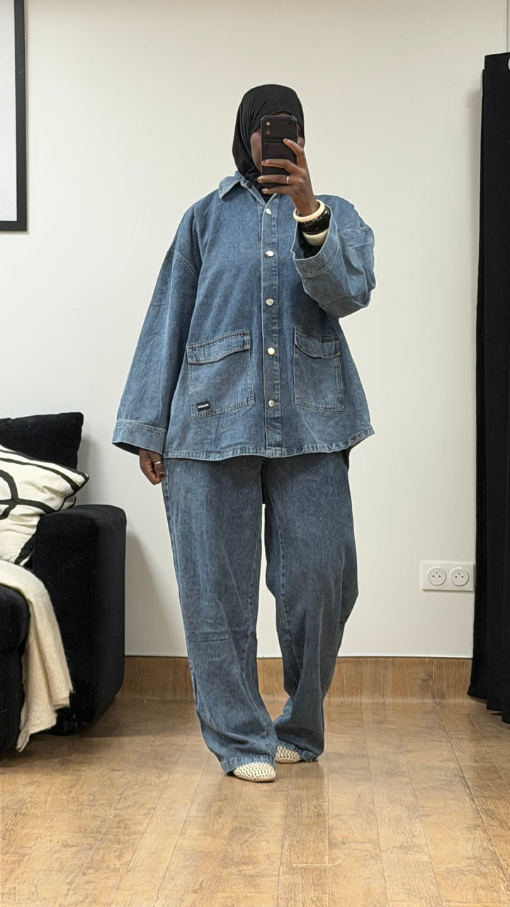 ENSEMBLE PANTALON JEAN SIGNATURE