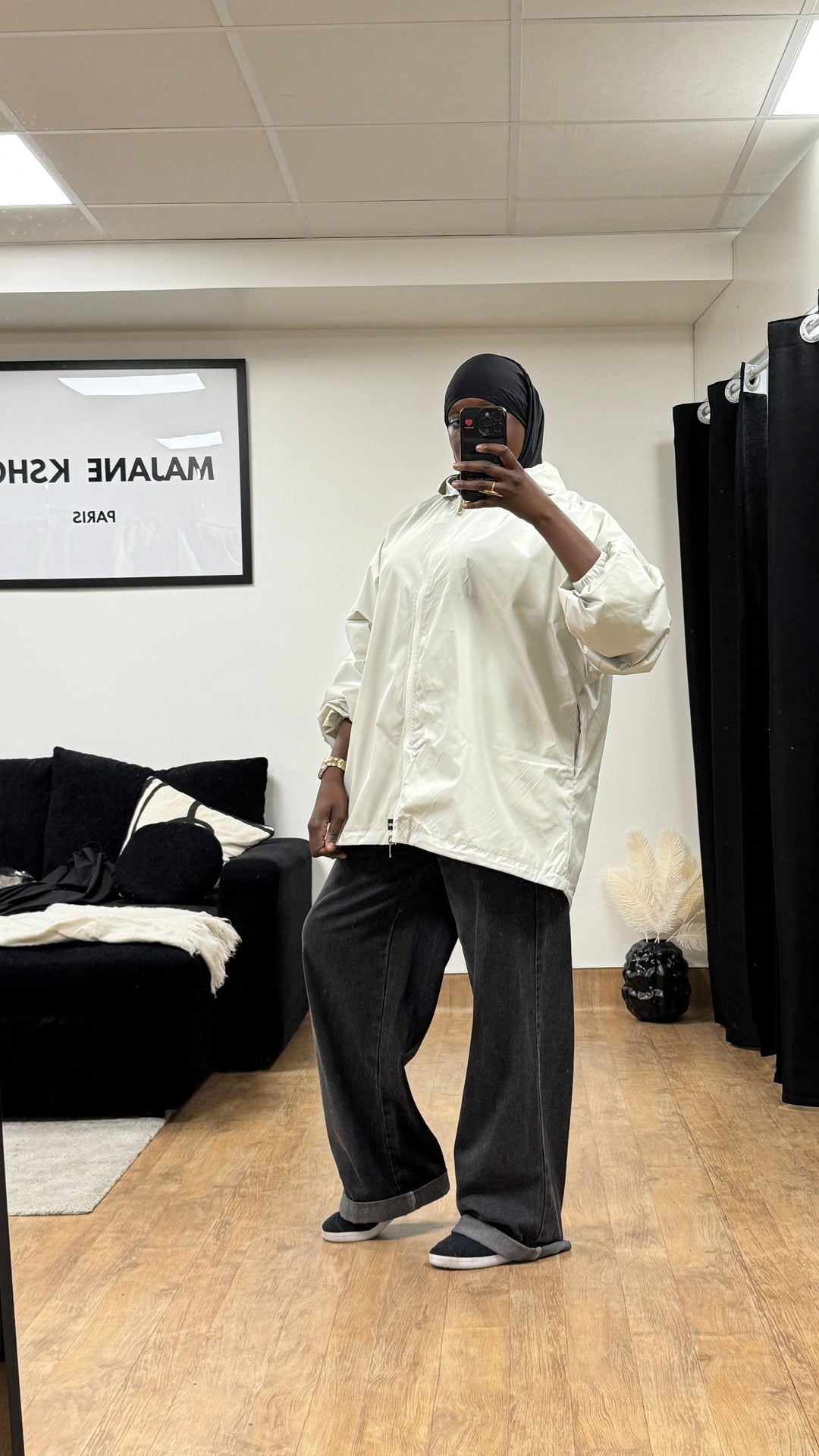 VESTE COURTE IMPERMÉABLE
