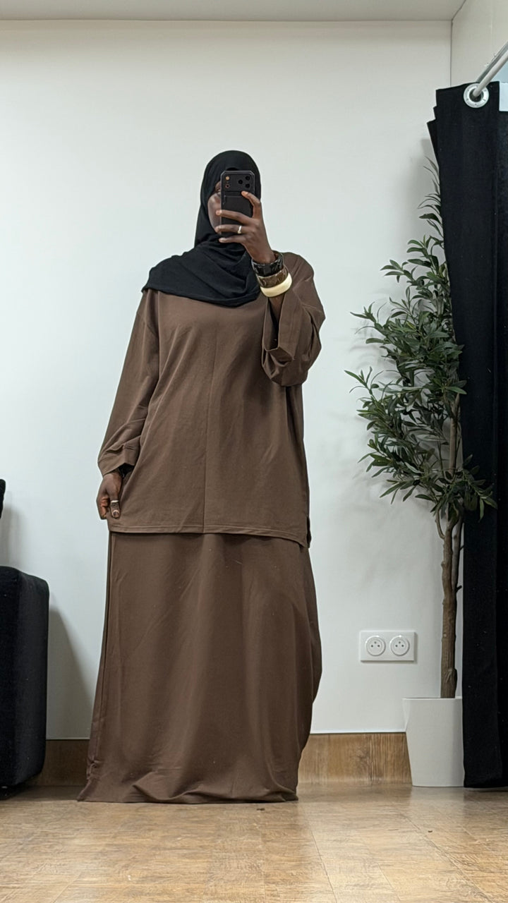 ENSEMBLE JOGGING JUPE MASTOUR PRÉCOMMANDE