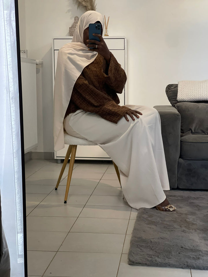 2-piece dress and cropped sweater