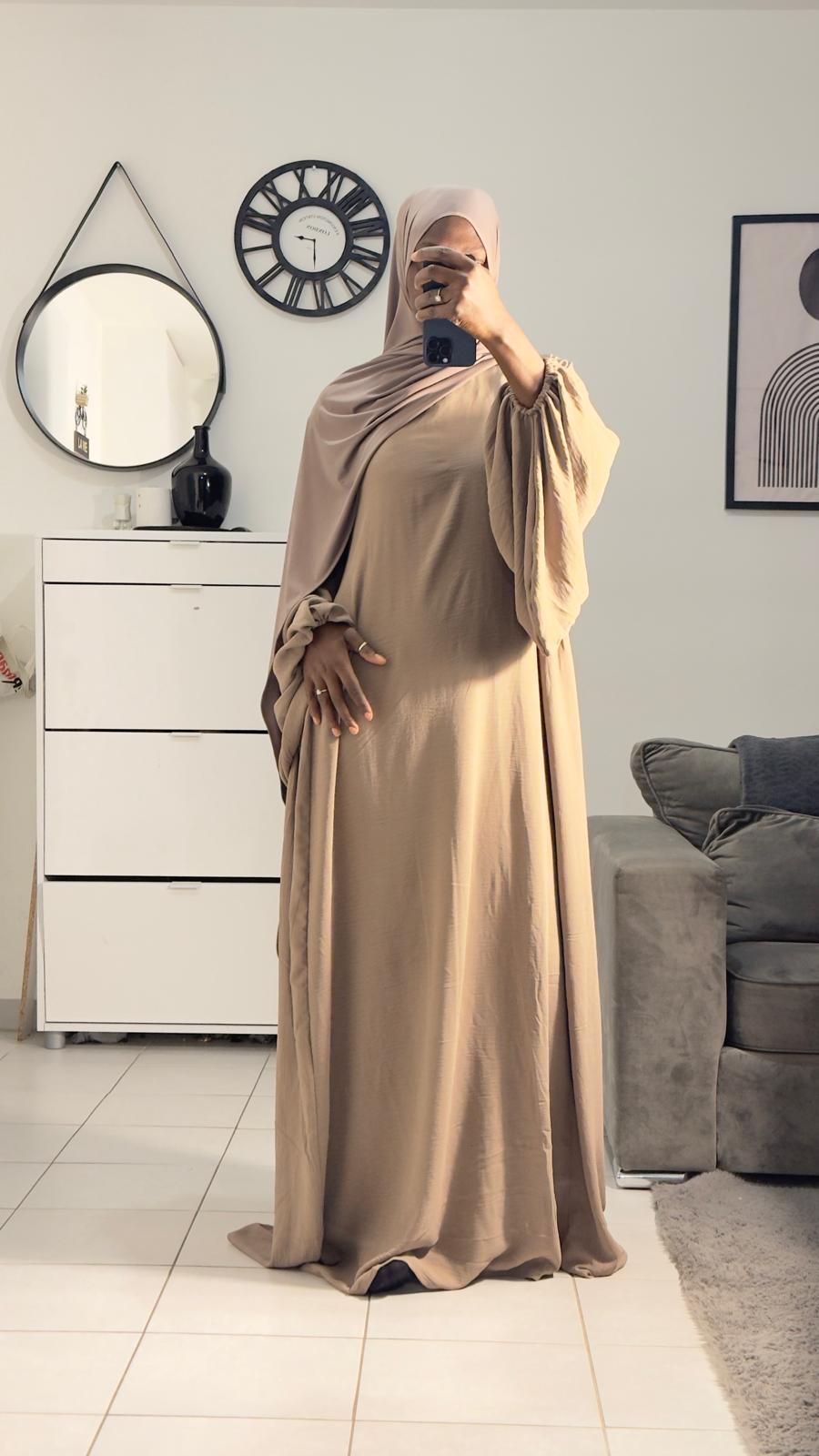 Kleid mit Ballonärmeln 