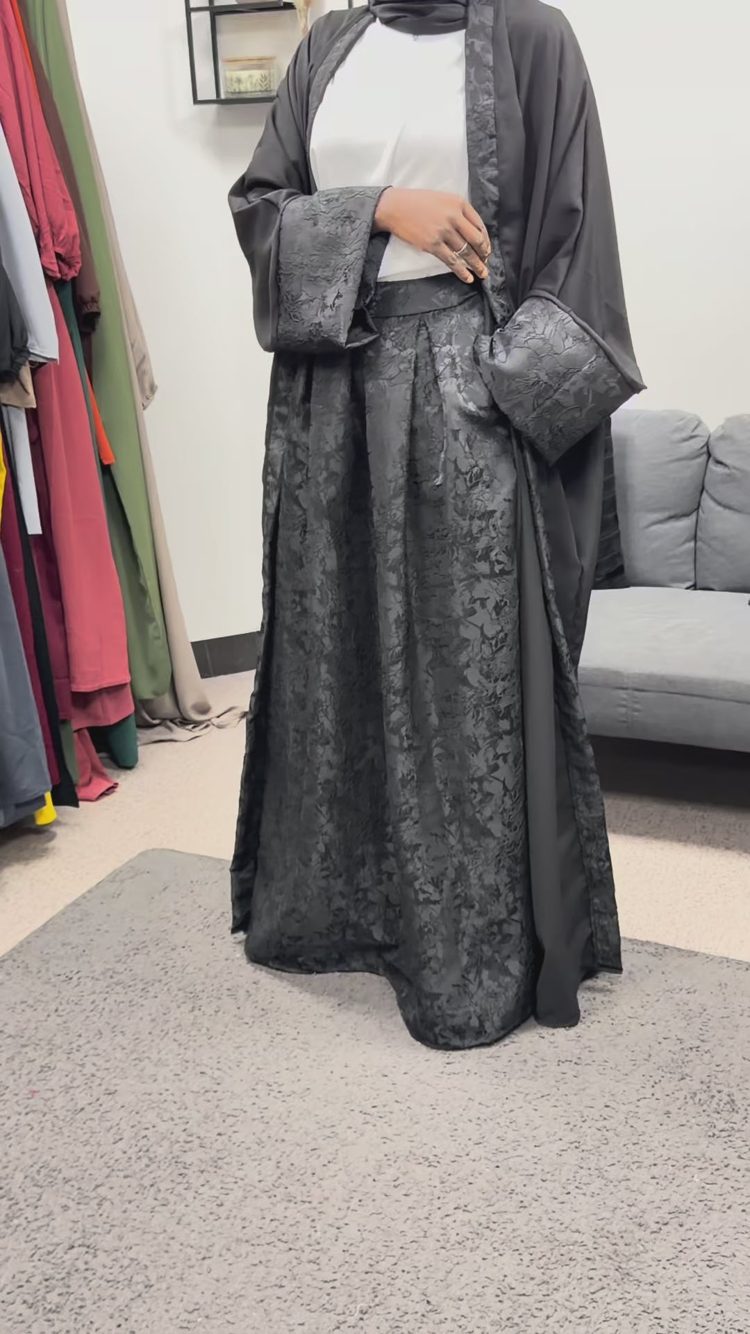 Ensemble jupe brocard Aïcha