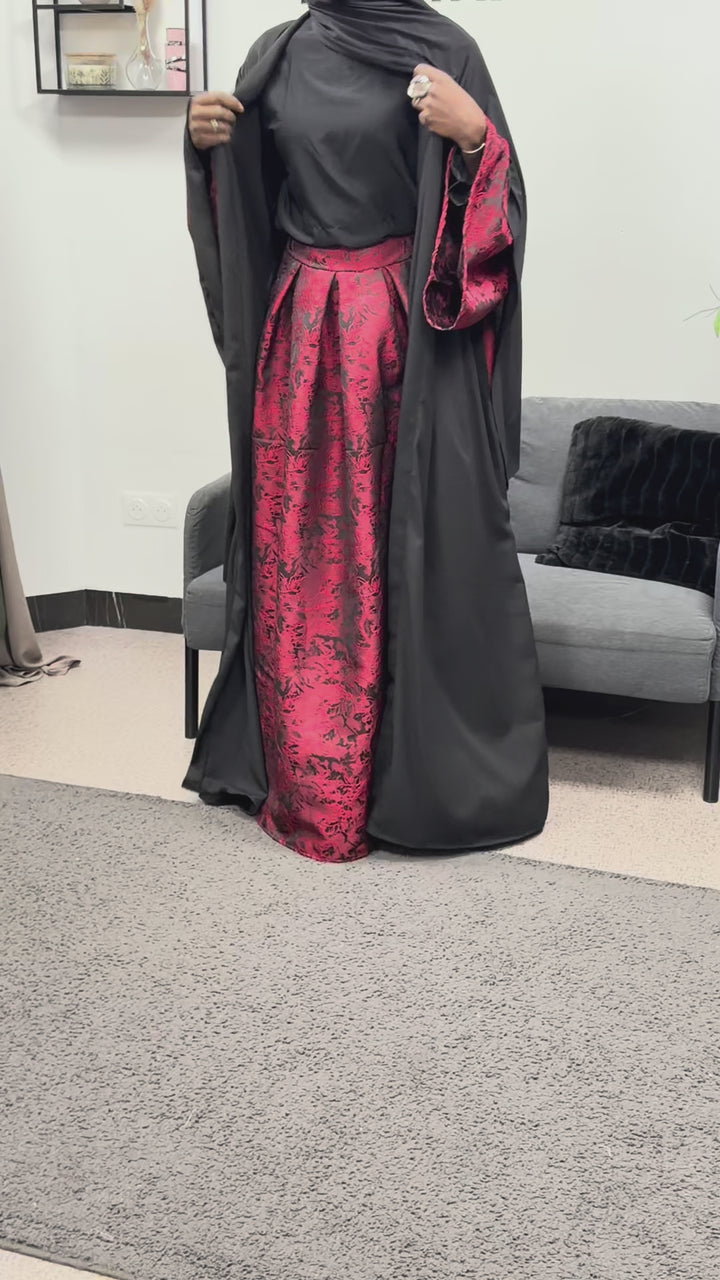 Ensemble jupe brocard Fatim