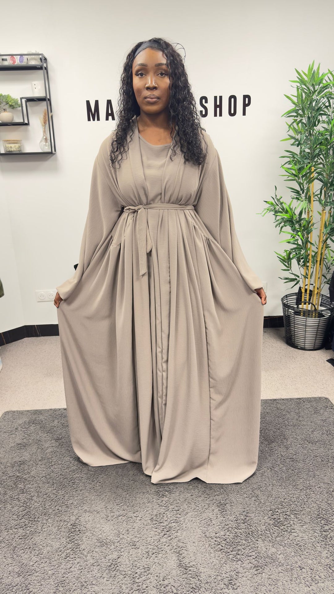 Kimono et robe sans manches jazz