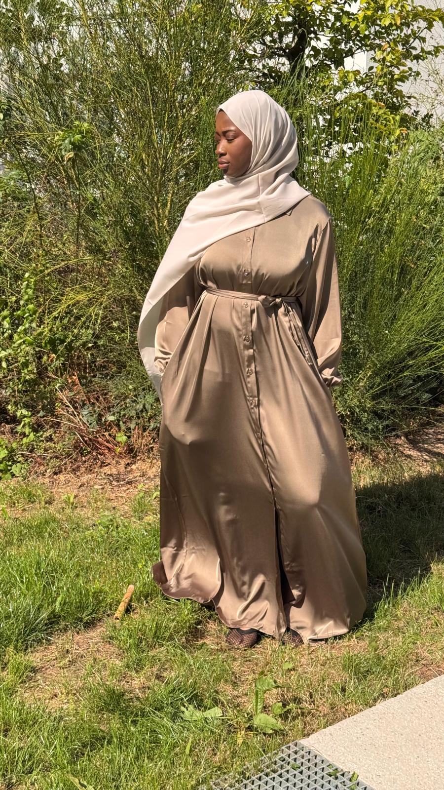 ROBE CHEMISE SATIN LUXERY