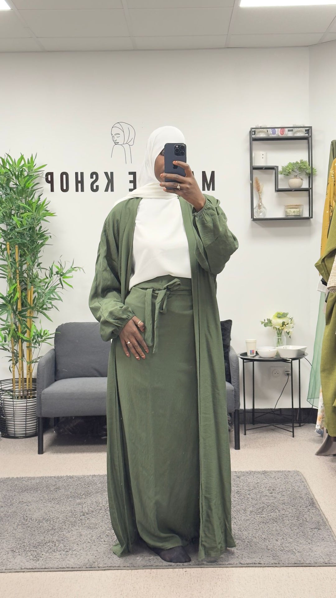 Kimono & jupe a nouer